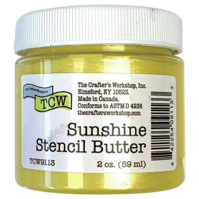 TCW - Stencil Butter couleur «Sunshine» 2 oz  